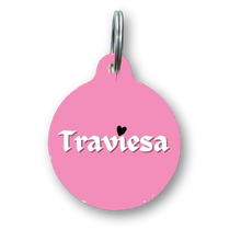 Load image into Gallery viewer, Traviesa Spanish Funny Dog Tag
