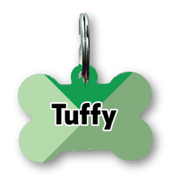 Load image into Gallery viewer, Tri Green Bone Dog Tag
