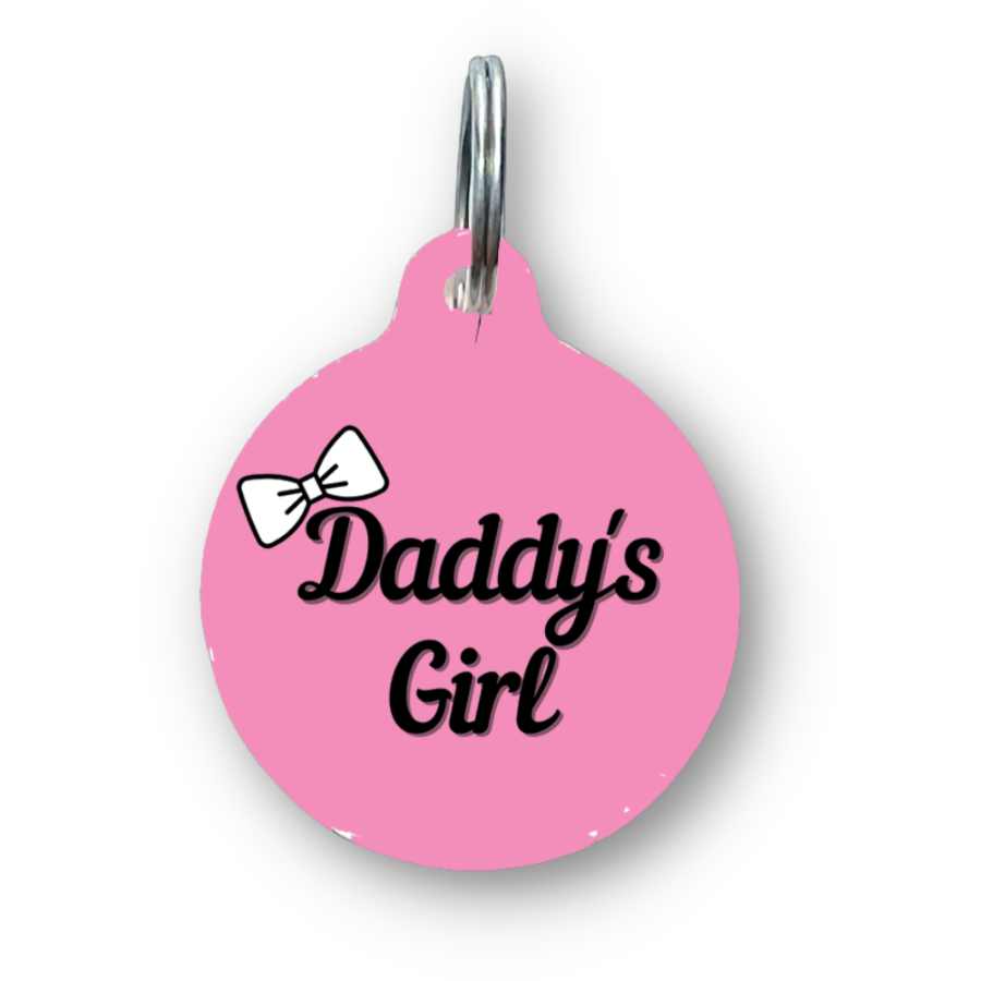 Daddy's girl 2025 dog tag