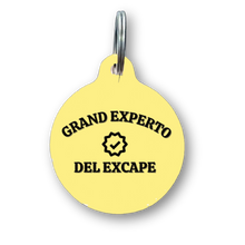 Load image into Gallery viewer, Grand Experto Del Excape Spanish Funny Dog Tag
