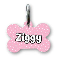 Load image into Gallery viewer, Light Pink Bone Dog Tag
